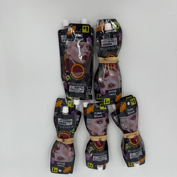 Lot of 15 Unisex Happy Halloween Fake Blood Makeup Tube Accessory 20.7ml/0.70 Oz - Picture 1 of 5